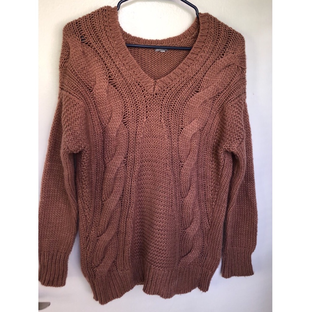 Brown Knit Sweater